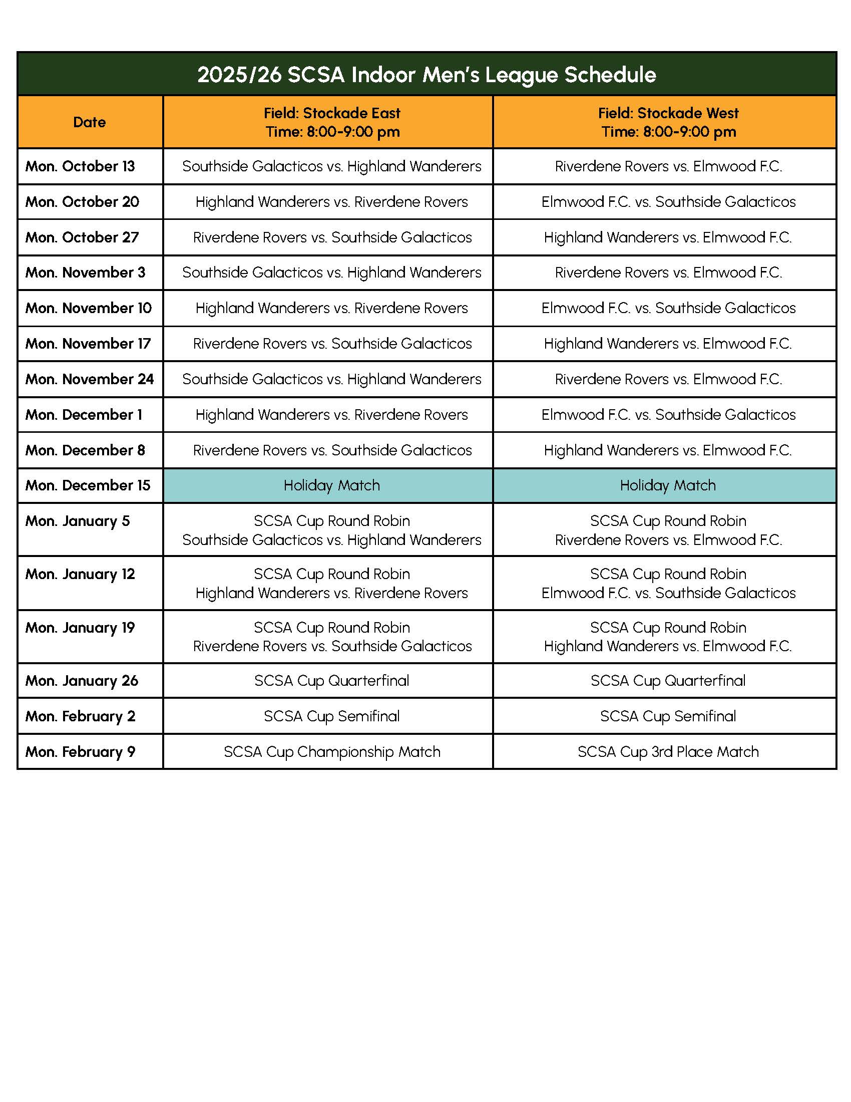 Copy of 2025_26 Indoor Men’s League Teams and Schedule (1)